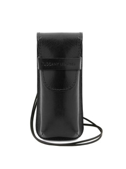 Эксклюзивный кожаный футляр для Очков Tuscany TL141282 (Черный)