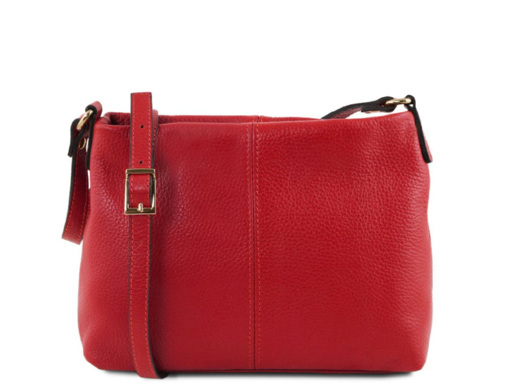 Жіноча шкіряна сумка через плече Tuscany Leather TL141720 Lipstick Red - Фотографія № 1