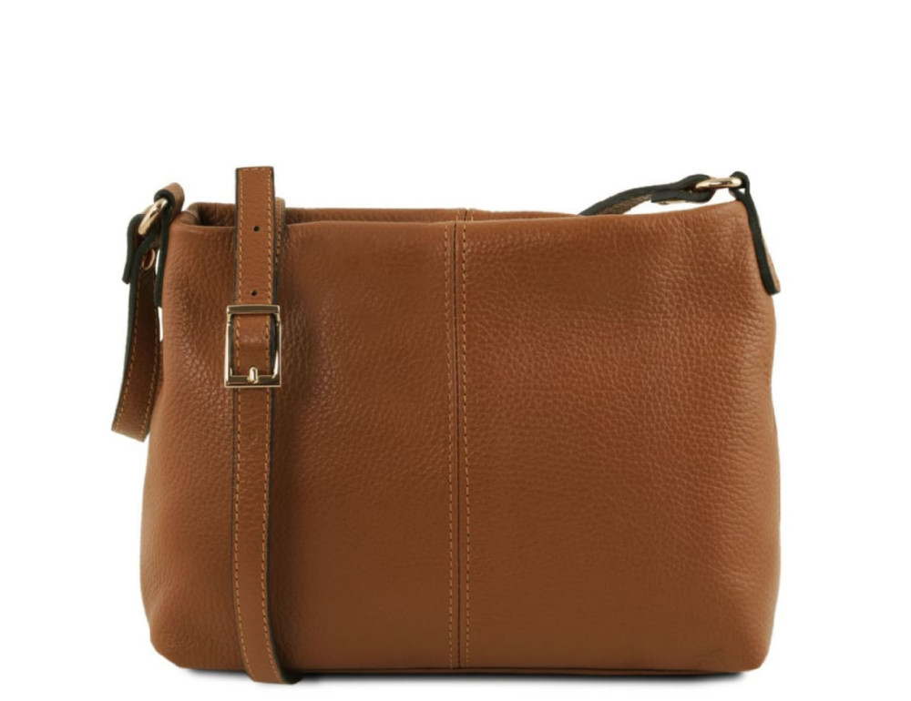 Жіноча шкіряна сумка через плече Tuscany Leather TL141720 Cognac — коньяк - Фотографія № 1