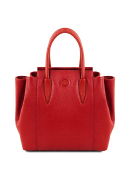 Женская сумка с итальянской кожи от Tuscany TL141727 Tulipan  (Lipstick Red)