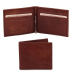 Чоловічий шкіряний затискач для грошей Tuscany Leather TL142055 Brown (коричневий) - Фотографія № 100