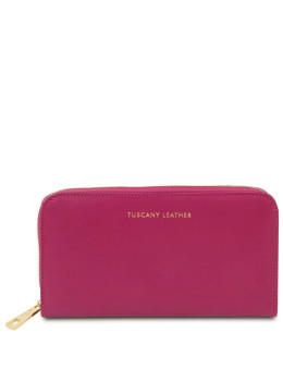 Эксклюзивный кожаный бумажник для женщин Venere Tuscany TL142085 (Фуксия)
