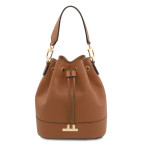 Жіноча сумка - цебро TL142146 (bucket bag) від Tuscany (Коньяк) - Фотографія № 100