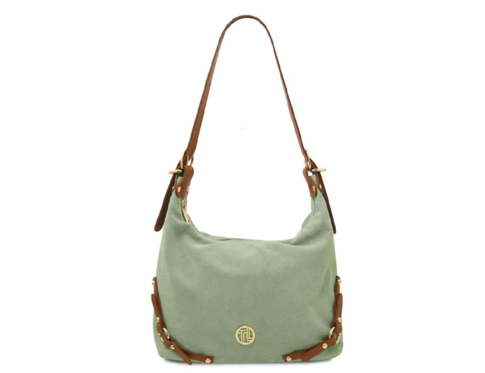 Жіноча замшева сумка на плече Sierra TL142419 Mint Green - Фотографія № 1