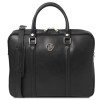 Экслюзивный портфель для ноутбука из сафьяновой кожи Prato Tuscany TL142453 Black (Черный)