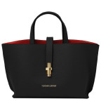Жіноча шкіряна сумка-шопер Tuscany Leather TL142456 Agatha (Чорна) - Фотографія № 100