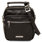 Сумка мужская кожаная через плечо Tuscany Leather Paul TL142457 Black - Фото № 100