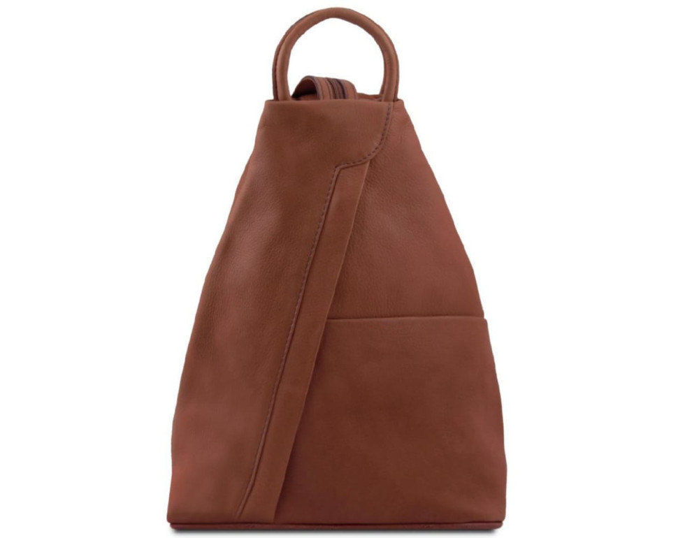 Жіноча шкіряна сумка-слінг Tuscany Leather Shanghai TL140963 (Cinnamon) - Фотографія № 1
