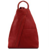 Шкіряний рюкзак Tuscany Leather Shanghai TL140963 Red — червоний Шкіряний рюкзак Tuscany Leather Shanghai TL140963 Red — червоний