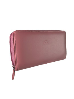 Пудровый женский кошелёк на молнии Италия TONY PEROTTI New Rainbow 1192 rosa antico