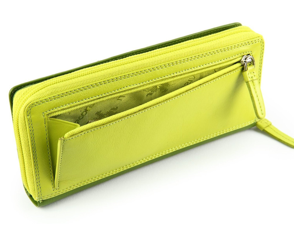 Жіночий гаманець Visconti RB55 LIME M зелений - Фотографія № 6