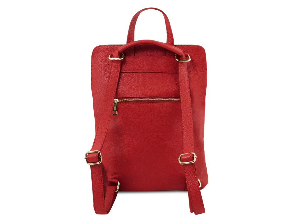Сумка жіноча шкіряна (Італія) Tuscany TL141682 (Lipstick Red) - Фотографія № 3