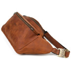 Руда сумка-бананка з натуральної шкіри TARWA RB-3012-3md - Фотографія № 102