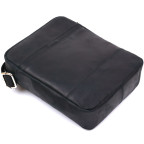 Чорна шкіряна сумка месенджер Shvigel leather 16331 - Фотографія № 103 Чорна шкіряна сумка месенджер Shvigel leather 16331 - Фотографія № 103