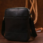 Чорна шкіряна сумка месенджер Shvigel leather 16331 - Фотографія № 107 Чорна шкіряна сумка месенджер Shvigel leather 16331 - Фотографія № 107