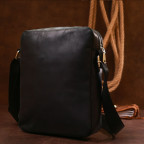 Чорна шкіряна сумка месенджер Shvigel leather 16331 - Фотографія № 108 Чорна шкіряна сумка месенджер Shvigel leather 16331 - Фотографія № 108