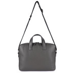 Стильная кожаная сумка для ноутбука 14" Brampton London Maven (Серая) — модель 64273 GREY - Фото № 109