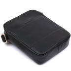 Чёрная кожаная сумка мессенджер Shvigel leather 16334 - Фото № 102 Чёрная кожаная сумка мессенджер Shvigel leather 16334 - Фото № 102
