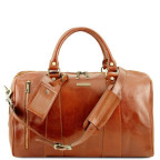 Дорожная кожаная сумка-даффл - Voyager Tuscany Leather TL141216 Med - Фото № 100