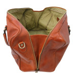 Кожаная дорожная сумка с фронтальным карманом Tuscany Leather TL Voyager TL142140 (коричневая) - Фото № 105