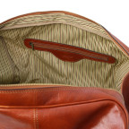 Кожаная дорожная сумка с фронтальным карманом Tuscany Leather TL Voyager TL142140 (коричневая) - Фото № 107