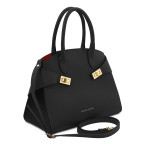 Шкіряна сумка Coccola Tuscany Leather TL142421 (чорна) - Фотографія № 101