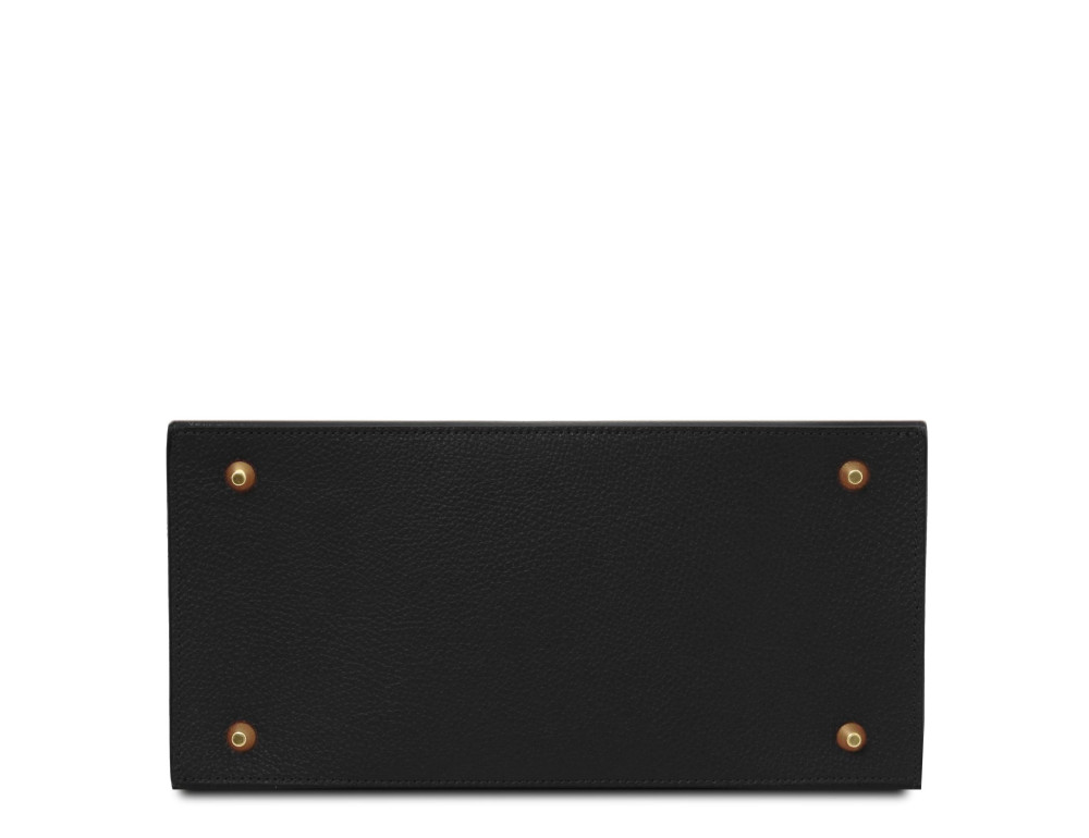 Шкіряна сумка Coccola Tuscany Leather TL142421 (чорна) - Фотографія № 3