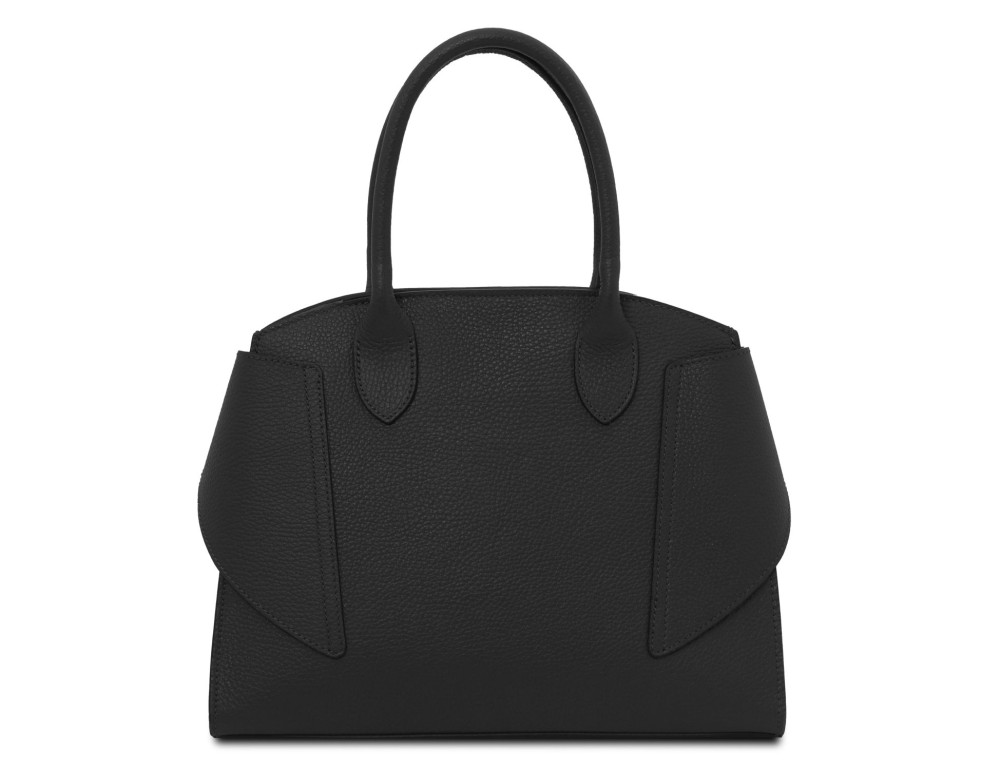 Шкіряна сумка Coccola Tuscany Leather TL142421 (чорна) - Фотографія № 4