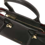Шкіряна сумка Coccola Tuscany Leather TL142421 (чорна) - Фотографія № 104