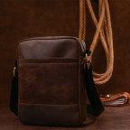 Коричневая кожаная сумка мессенджер Shvigel leather 16332 - Фото № 105 Коричневая кожаная сумка мессенджер Shvigel leather 16332 - Фото № 105
