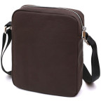 Коричневая кожаная сумка мессенджер Shvigel leather 16335 - Фото № 101 Коричневая кожаная сумка мессенджер Shvigel leather 16335 - Фото № 101