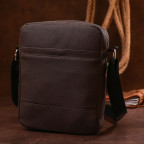 Коричневая кожаная сумка мессенджер Shvigel leather 16335 - Фото № 106 Коричневая кожаная сумка мессенджер Shvigel leather 16335 - Фото № 106