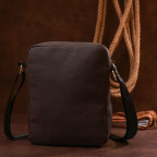 Коричневая кожаная сумка мессенджер Shvigel leather 16335 - Фото № 107 Коричневая кожаная сумка мессенджер Shvigel leather 16335 - Фото № 107
