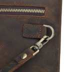 Коричневая папкп-клатч из кожи Crazy horse Vintage 14954 - Фото № 101