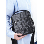 Шкіряна барсетка через плече чоловіча Bexhill BX6096 Black - Фотографія № 102