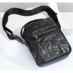 Шкіряна барсетка через плече чоловіча Bexhill BX6096 Black - Фотографія № 104