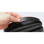 Шкіряна барсетка через плече чоловіча Bexhill BX6096 Black - Фотографія № 106