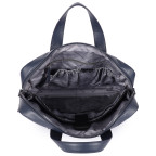 Шкіряна сумка для ноутбука Brampton London 64273 Navy Maven Black (14") - Фотографія № 105