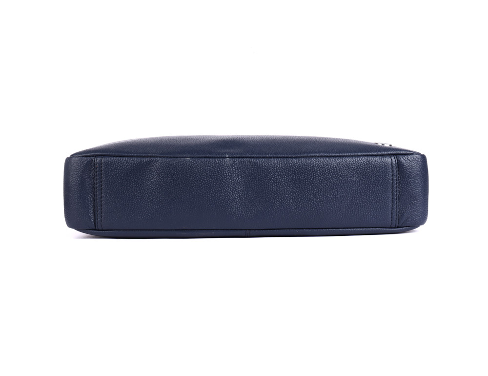 Шкіряна сумка для ноутбука Brampton London 64273 Navy Maven Black (14") - Фотографія № 8