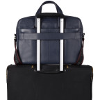 Шкіряна сумка для ноутбука Brampton London 64273 Navy Maven Black (14") - Фотографія № 108