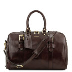 Малая дорожная сумка из кожи Tuscany Leather TL141249 Dark Brown - Фото № 100