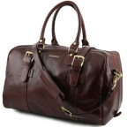 Малая дорожная сумка из кожи Tuscany Leather TL141249 Dark Brown - Фото № 101