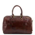 Малая дорожная сумка из кожи Tuscany Leather TL141249 Dark Brown - Фото № 103