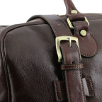 Малая дорожная сумка из кожи Tuscany Leather TL141249 Dark Brown - Фото № 105