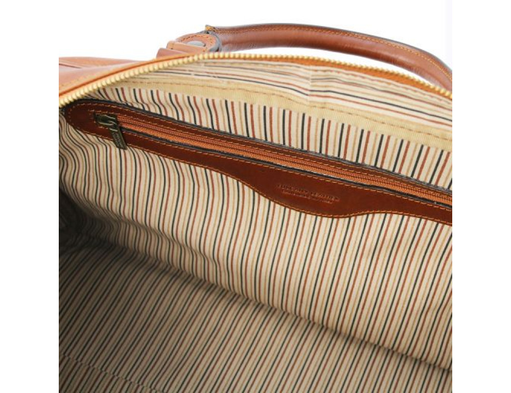 Малая дорожная сумка из кожи Tuscany Leather TL141405 Med Voyager - Фото № 6