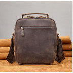 Чоловіча барсетка з ручкою через плече з  шкіри Bexhill bx6014 coffe - Фотографія № 103