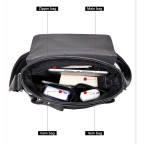 Мужская кожаная сумка через плечо Bexhill BX9805 Black - Фото № 107 Мужская кожаная сумка через плечо Bexhill BX9805 Black - Фото № 107