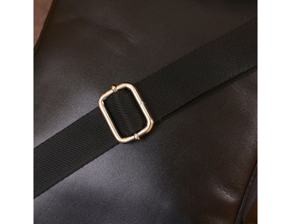 Мужская сумка мессенджер из гладкой кожи Shvigel leather 16336 - Фото № 9