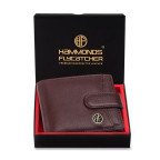 Мужской кожаный кошелёк Hammonds Flycatcher HF502LN_BR (коричневый, матовый) - Фото № 104
