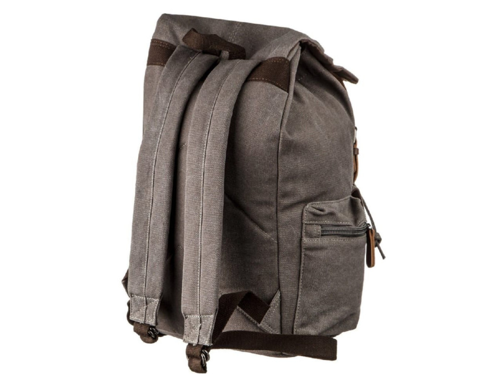 Рюкзак текстильный походный Vintage 20133 (серый) - Фото № 2